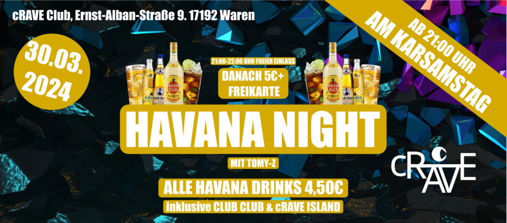 HAVANA NIGHT mit TOMY-Z