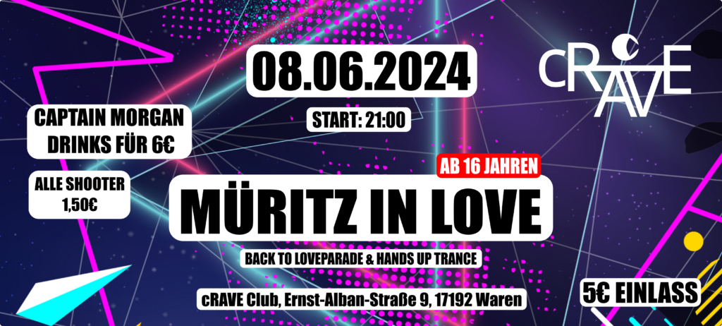 MÜRITZ IN LOVE - BACK TO LOVEPARADE & HAND UP TRANCE