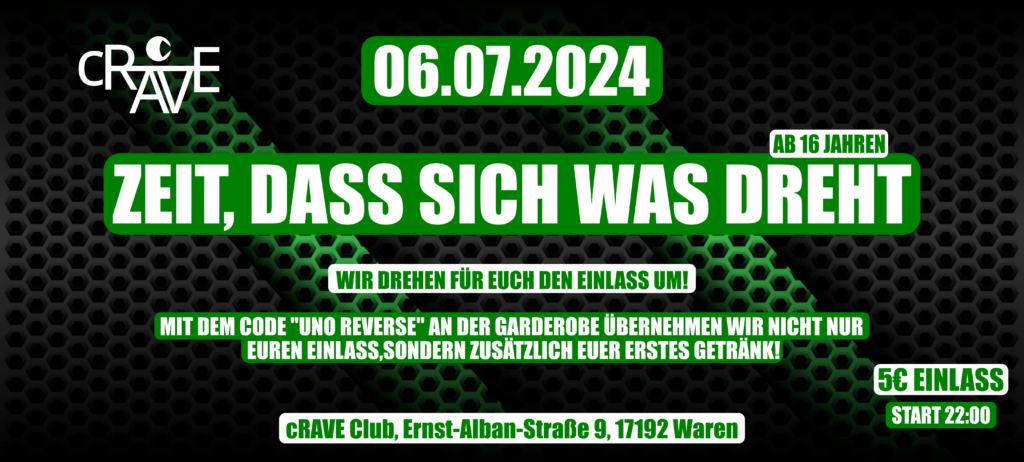 ZEIT, DASS SICH WAS DREHT