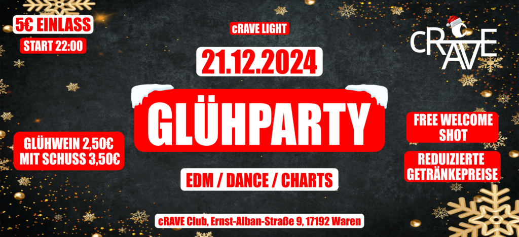 GLÜHPARTY - EDM/DANCE/CHARTS