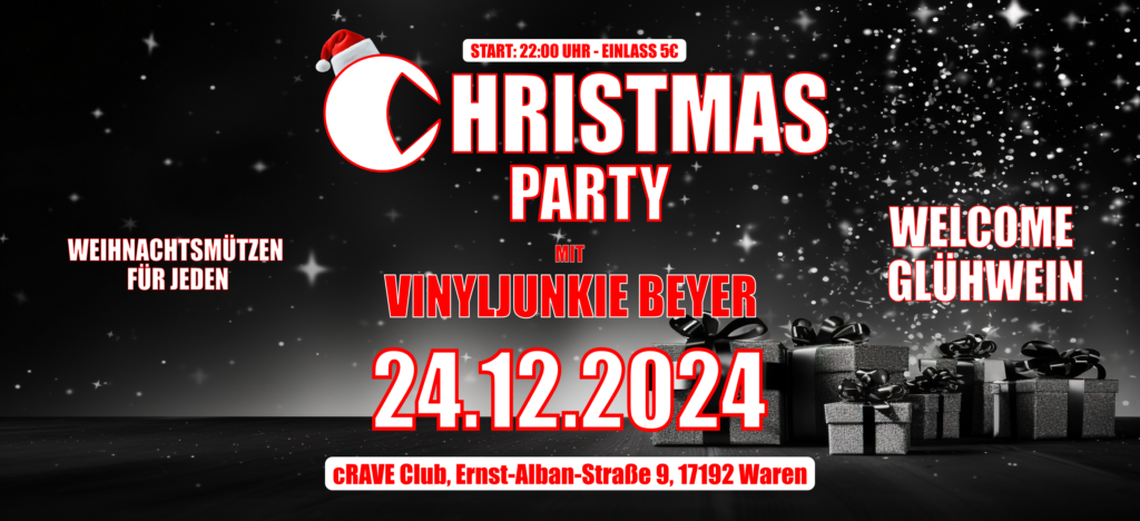 CHRISTMAS PARTY mit Vinyljunkie Beyer