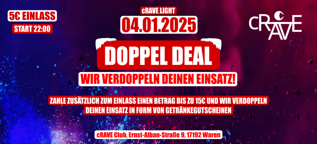 DOPPEL DEAL - WIR LEGEN EINEN DRAUF!