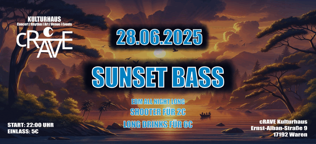 🌅 SUNSET BASS – Die Nacht beginnt im Sonnenuntergang 🌅