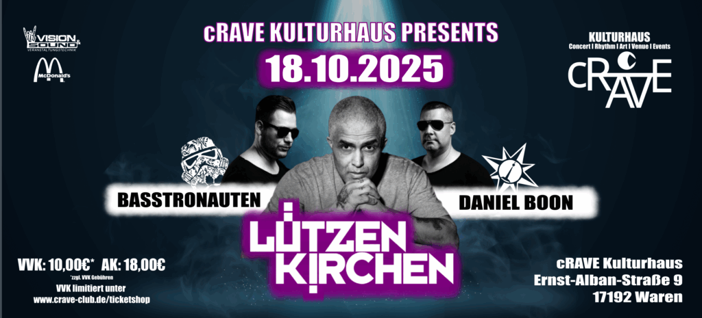 Lützenkirchen LIVE @ cRAVE Kulturhaus