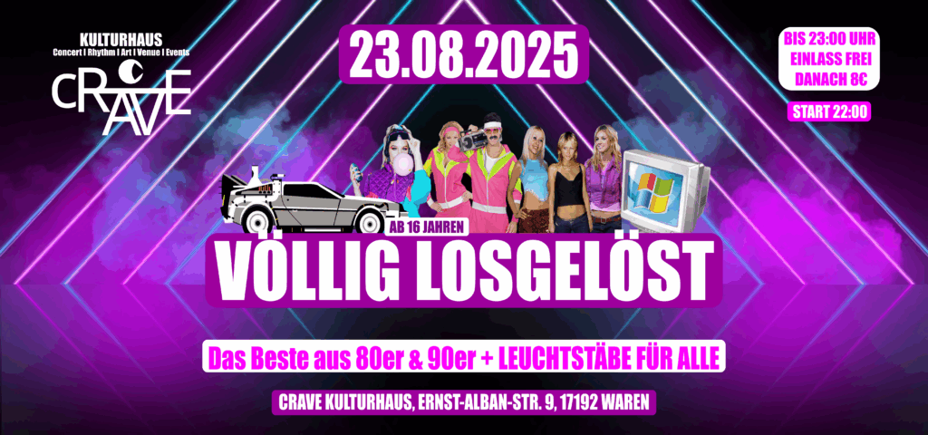 VÖLLIG LOSGELÖST - Das Beste aus 80er & 90er