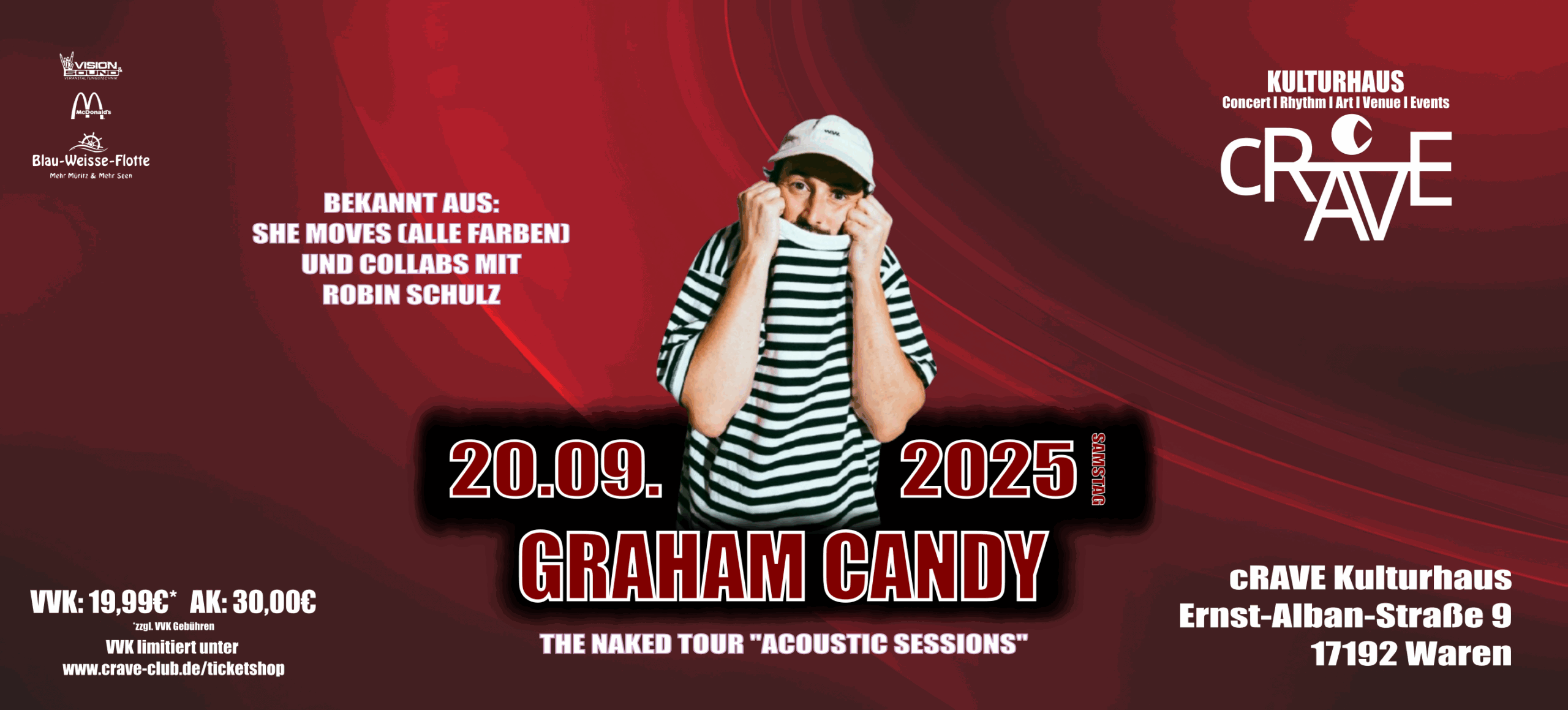 🎤 Graham Candy live im cRAVE Kulturhaus 🎶