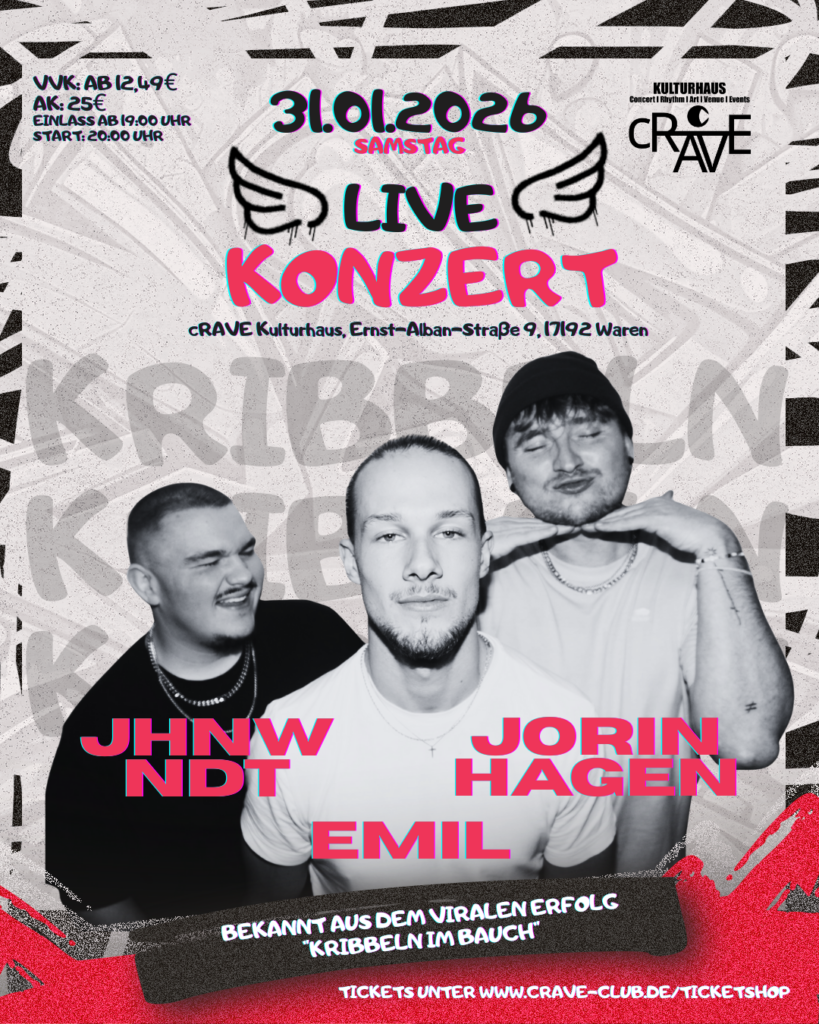 🎶 LIVE KONZERT – KRIBBELN IM BAUCH 🎶