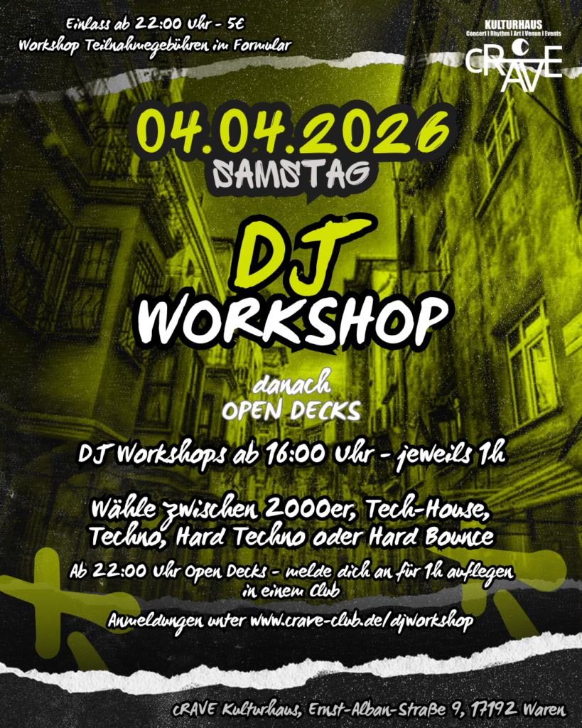 DJ Workshop & Open Decks