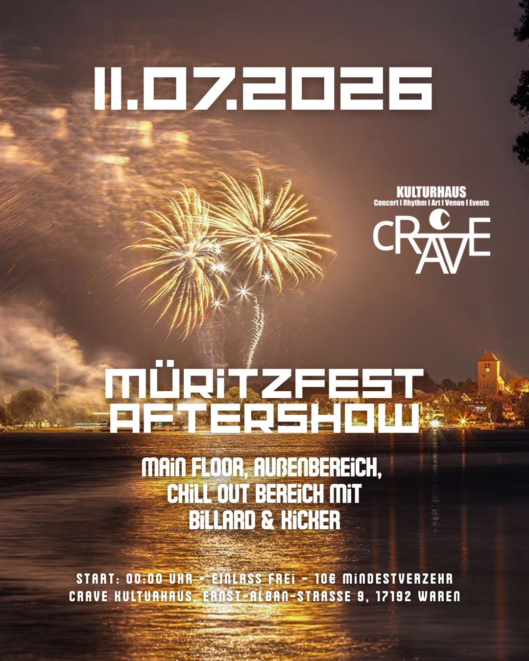 🎆 MÜRITZFEST AFTERSHOW – DIE NACHT GEHT WEITER! 🎆