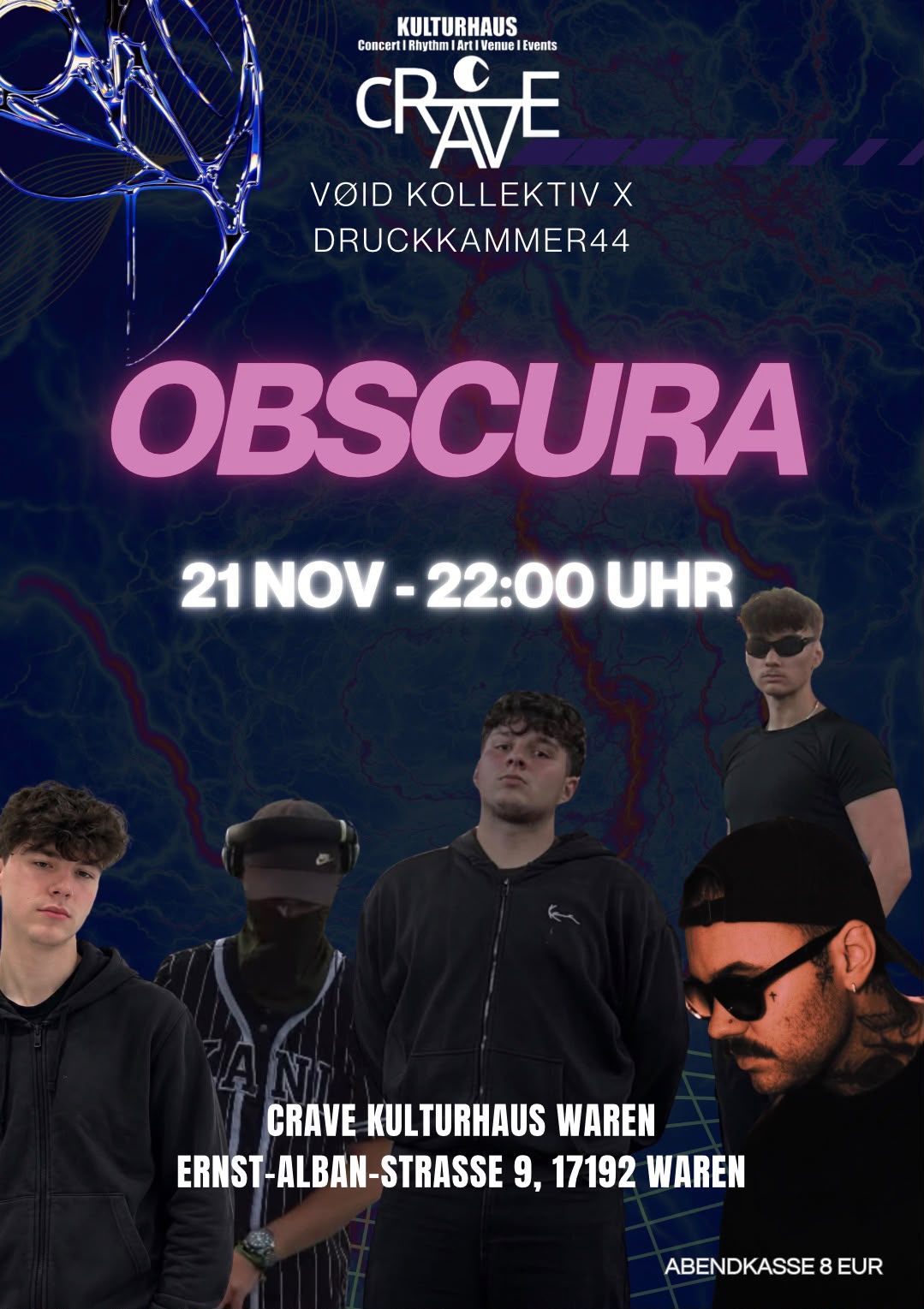 OBSCURA — VOID KOLLEKTIV x DRUCKKAMMER44